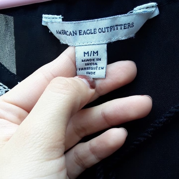 American Eagle Outfitters Embroidery Blouse Size M - Picture 5 of 7